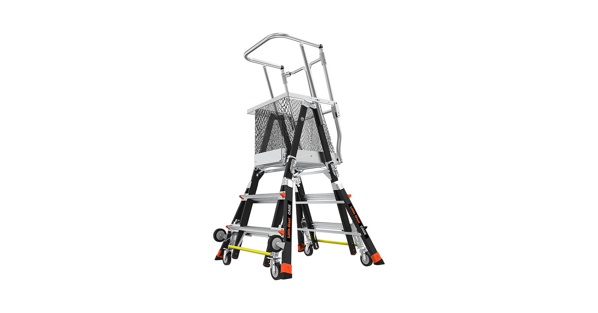 Little Giant 3' - 5' Type 1AA Fiberglass Adjustable Safety Cage