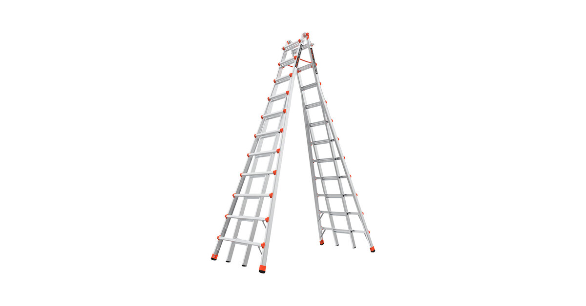 Little Giant Skyscraper 11' - 21' Type 1A Aluminum Adjustable Step