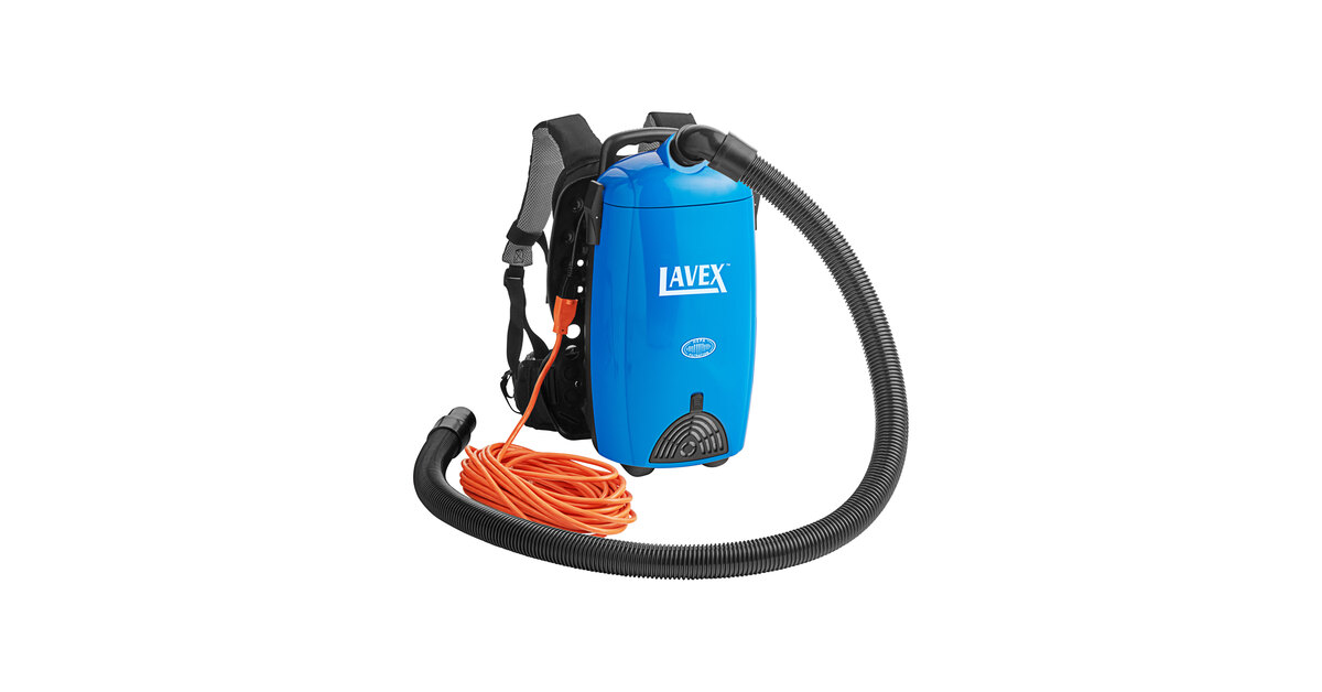 Lavex 8 Qt. Backpack Vacuum with HEPA Filtration and 8-Piece Tool