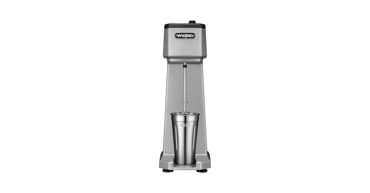 Waring Commercial Heavy-Duty Drink Mixer 16 oz. 3-Speed Silver Blender with  Single-Spindle Timer 1-Cup Included WDM120TX - The Home Depot
