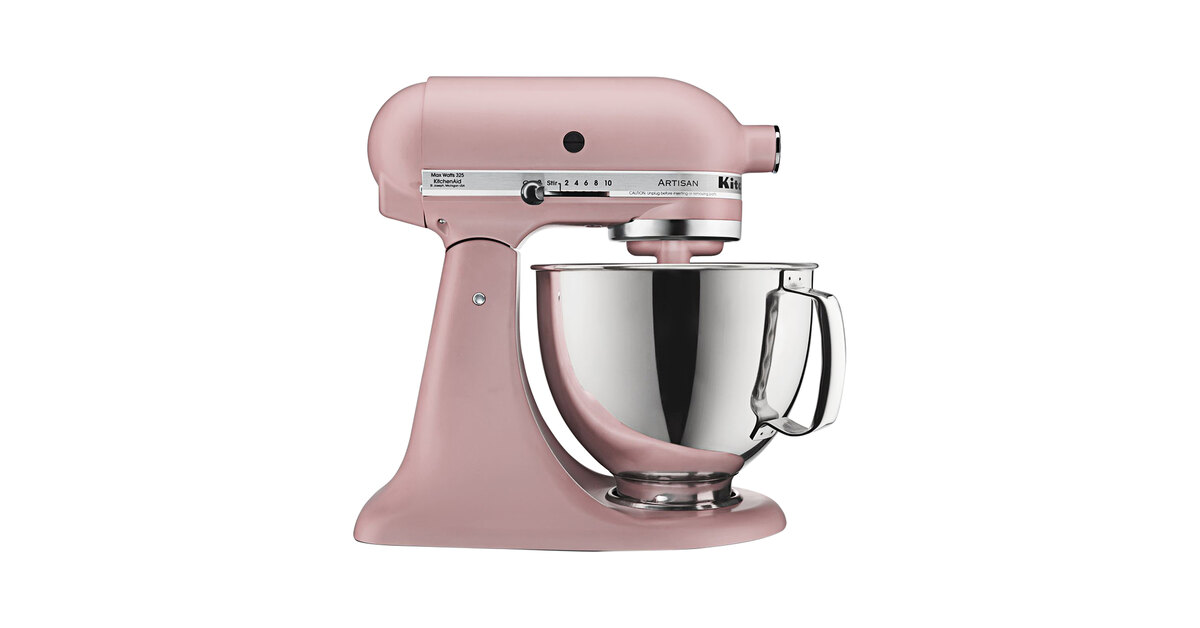 KitchenAid Artisan Series Matte Dried Rose Pink 5-Quart Tilt-Head Stand  Mixer + Reviews