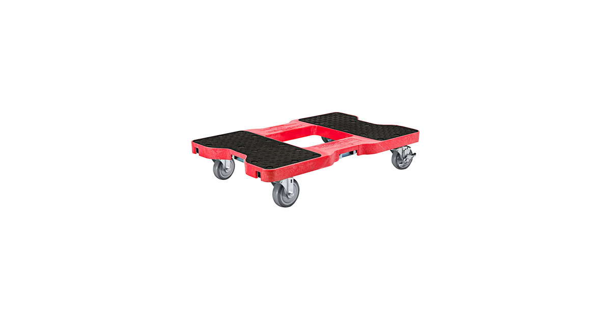 Snap-Loc E-Track Industrial Strength 1500 lb. Red Dolly SL1500D4R