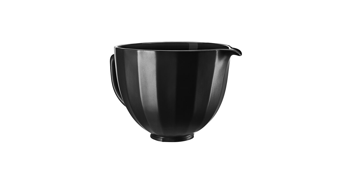5 Quart Black Shell Ceramic Bowl Black Shell KSM2CB5PBS