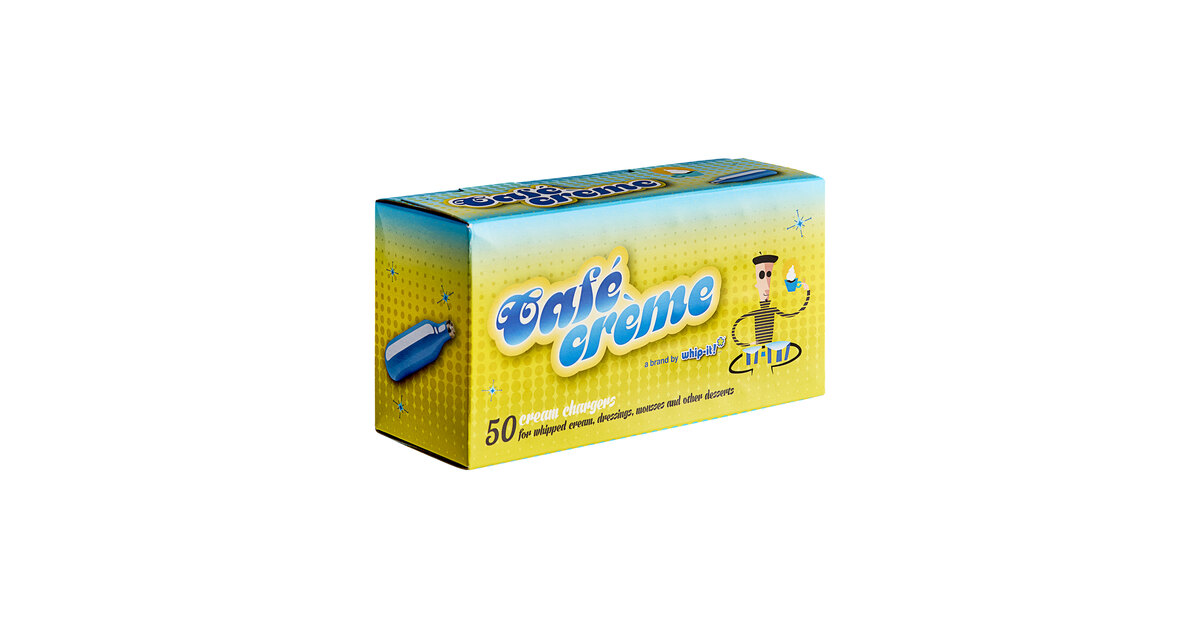 Whip-It CC-Cafe-50L Cafe Creme N20 Charger - 50/Box