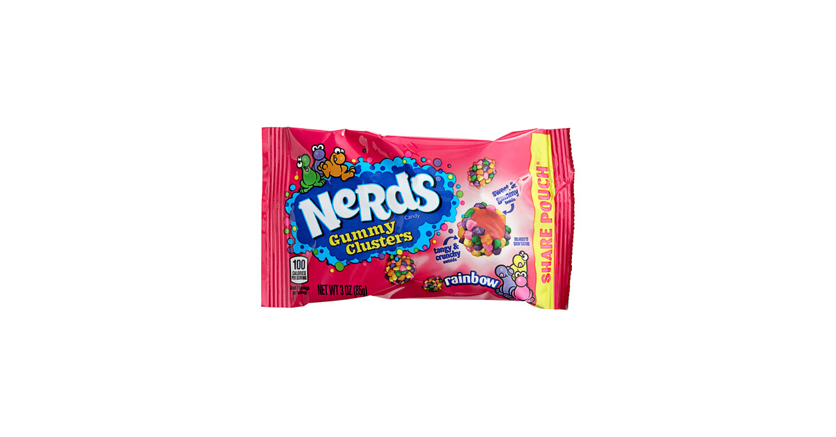 Nerds® Gummy Clusters 3 oz. Pouch - 12/Box