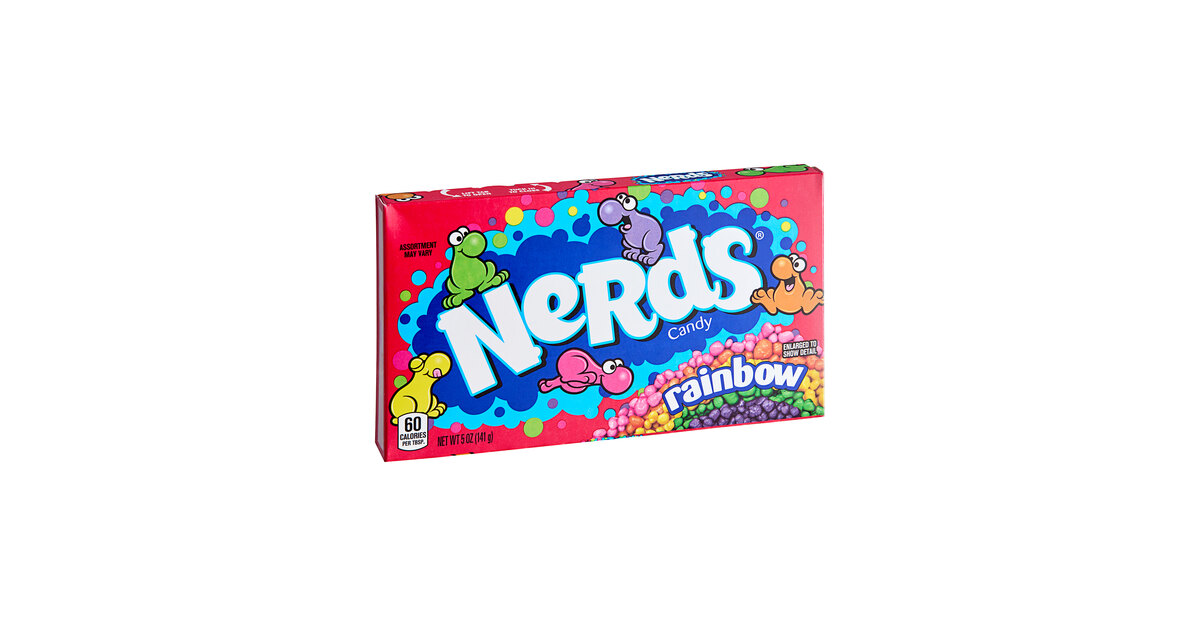Nerds Rainbow Crunchy Candy - 5 oz/12 pack
