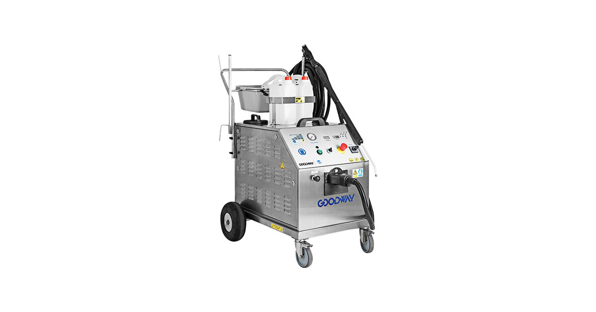 Goodway GVC-18000-230V Heavy Duty Dry Steam Cleaner with Twin