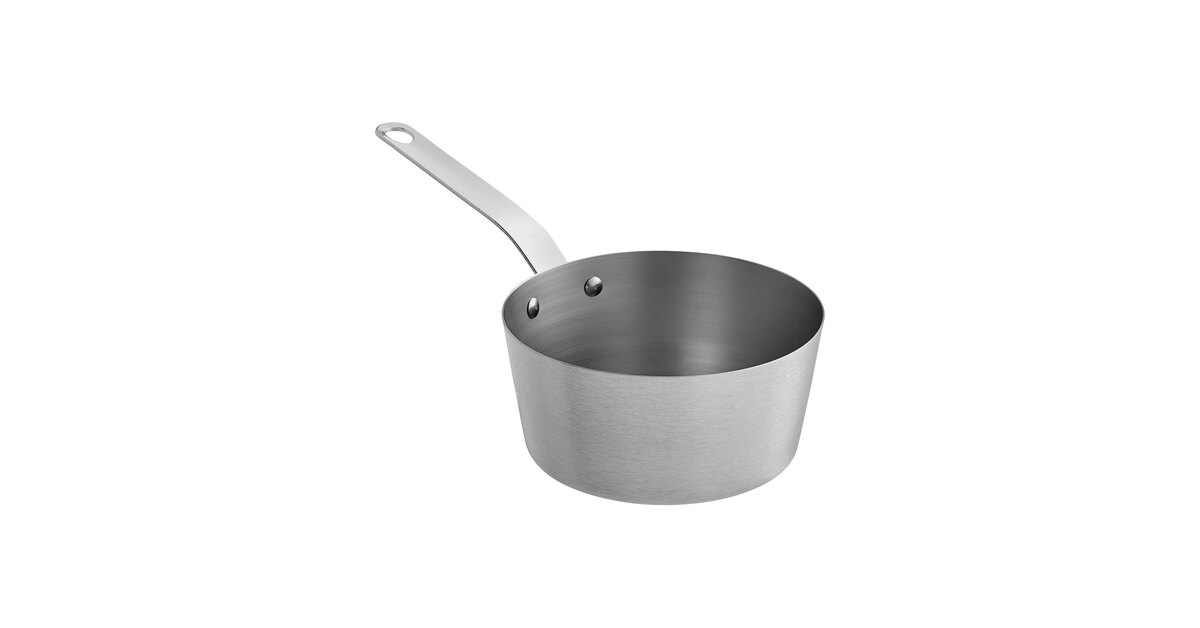 Vollrath 2 Qt. Stainless Steel Tapered Sauce Pan with Plated