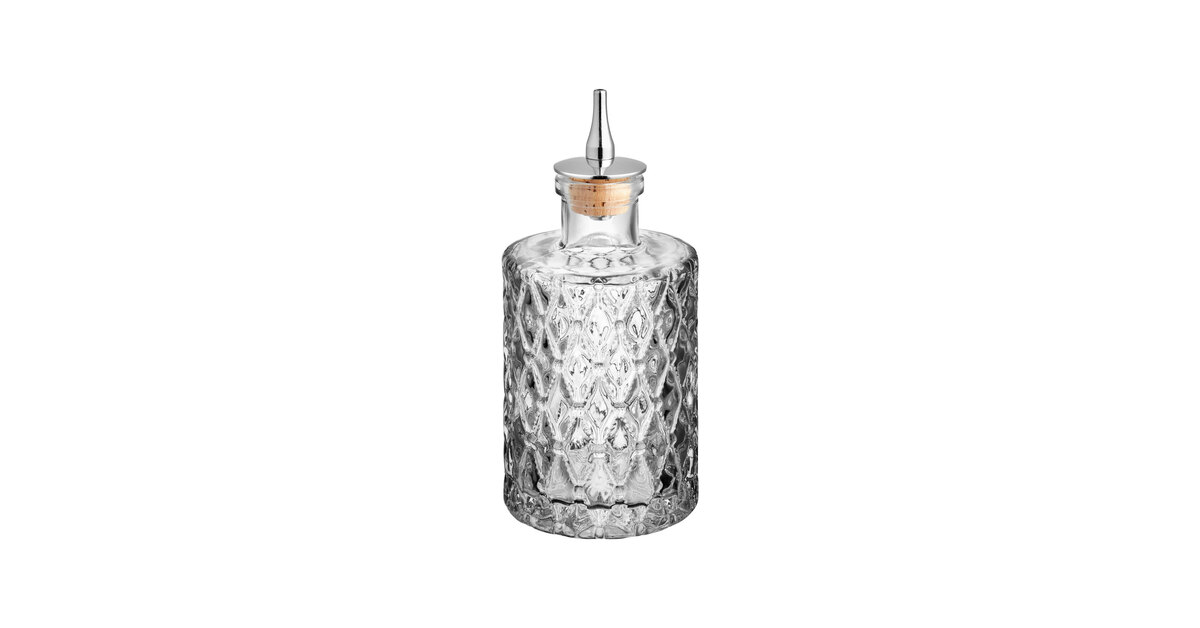 Barfly 5.1 oz. Retro Design Glass Bitters Bottle M37187