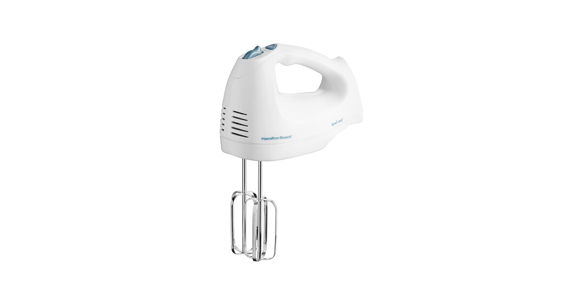Hamilton Beach 62682RZ 250W Hand Mixer with Snap-On Case - White for sale  online