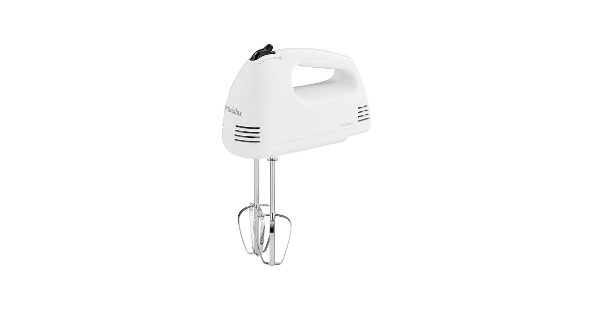 Proctor Silex 62515RY 5-Speed Easy Mix Hand Mixer White: Food Mixers  Handheld (022333625156-1)