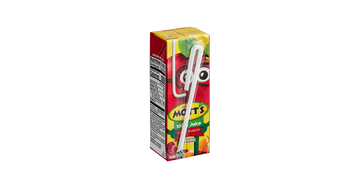 Mott's Apple Juice 6.75 fl. oz. Box - 32/Case