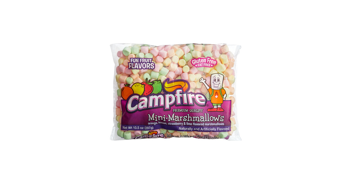  Fruit Flavored Mini Marshmallows - 10 Ounces of
