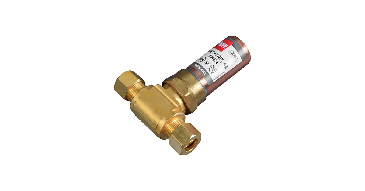 Oatey 34474 Quiet Pipes AA Tee Hammer Arrestor with 3/8