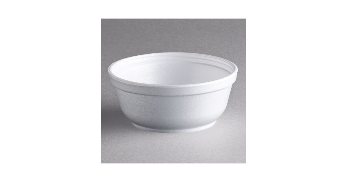 Dart 5B20 5 oz. Insulated White Foam Bowl - 1000/Case
