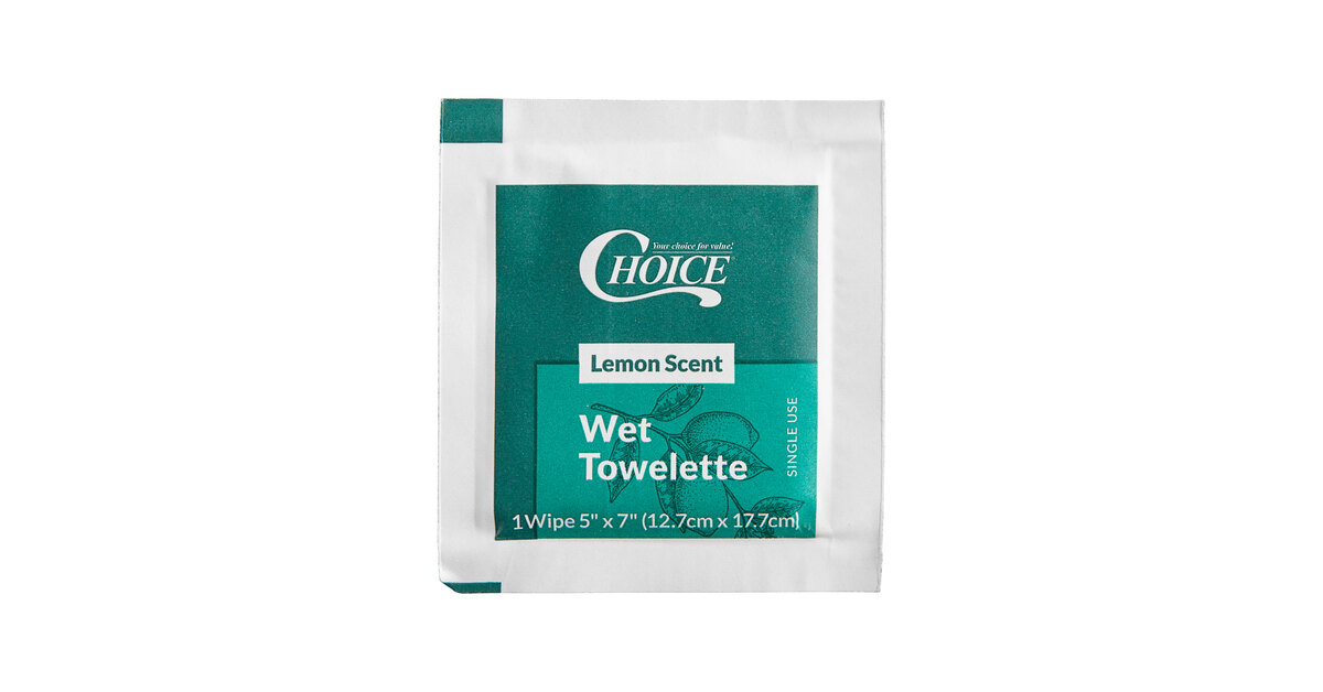Luxury Lemon Scented Restaurant Face & Hand Wet Wipe – Yas International - View #10