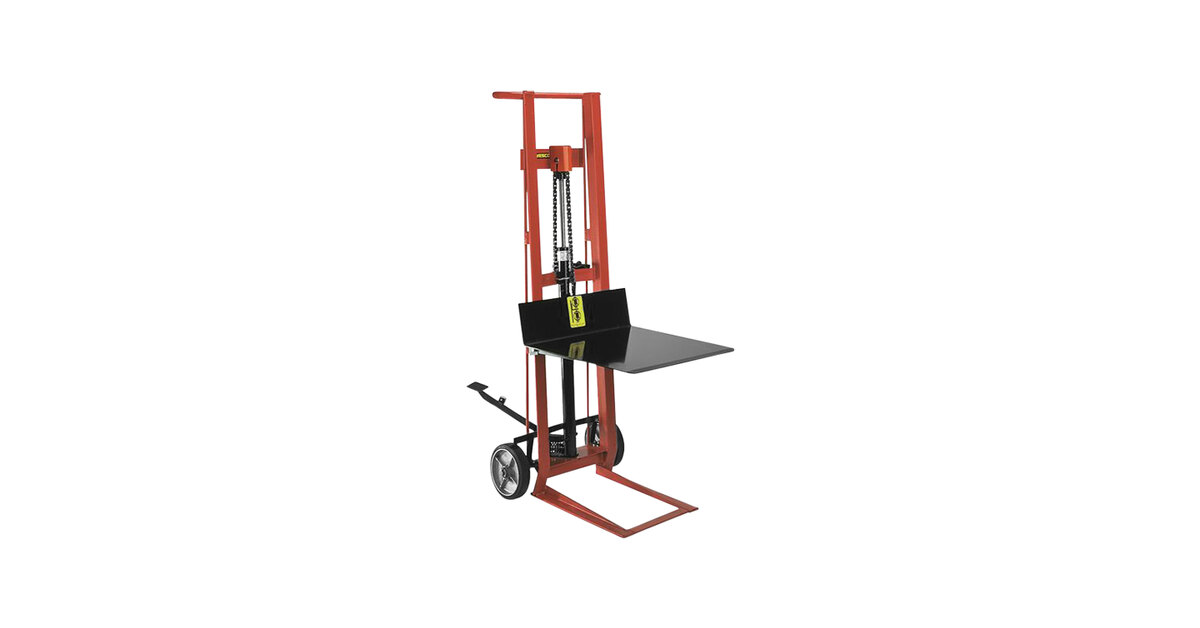 Wesco Industrial Products 750 lb. 2-Wheel Steel Hydraulic Pedalift