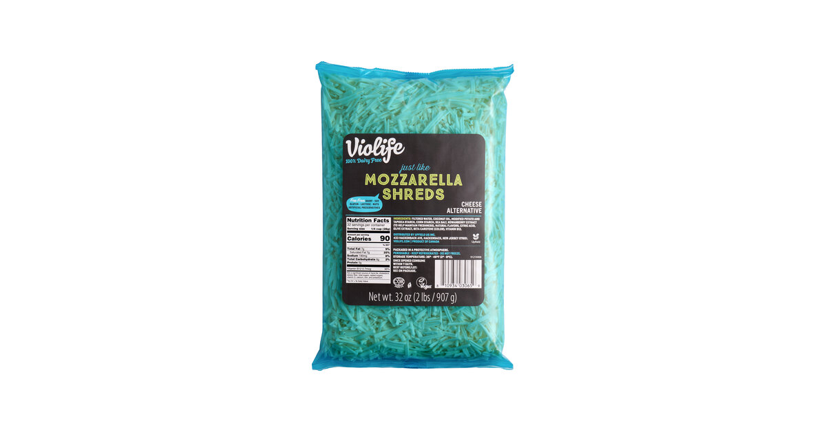 Violife Just Like Mozzarella Vegan Cheese Shreds 2 lb.