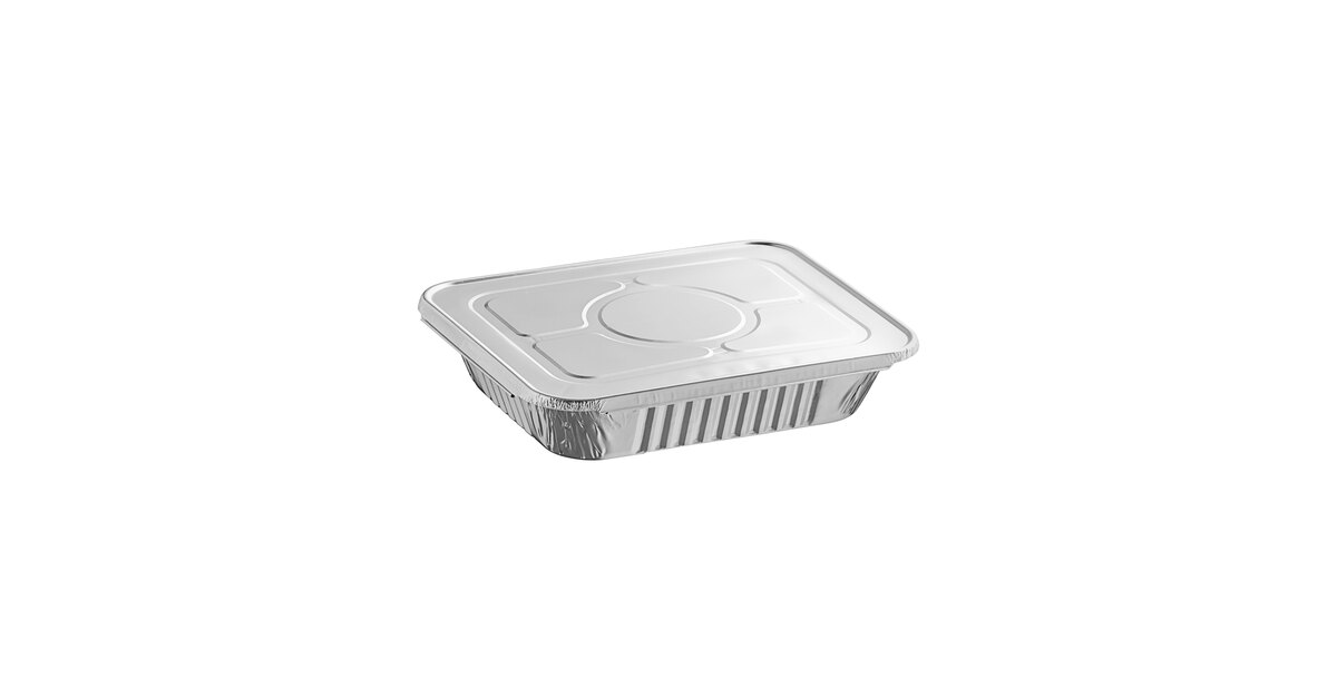 Choice Half Size Foil Steam Table Pan Shallow 1 1/2 Depth - 20/Pack