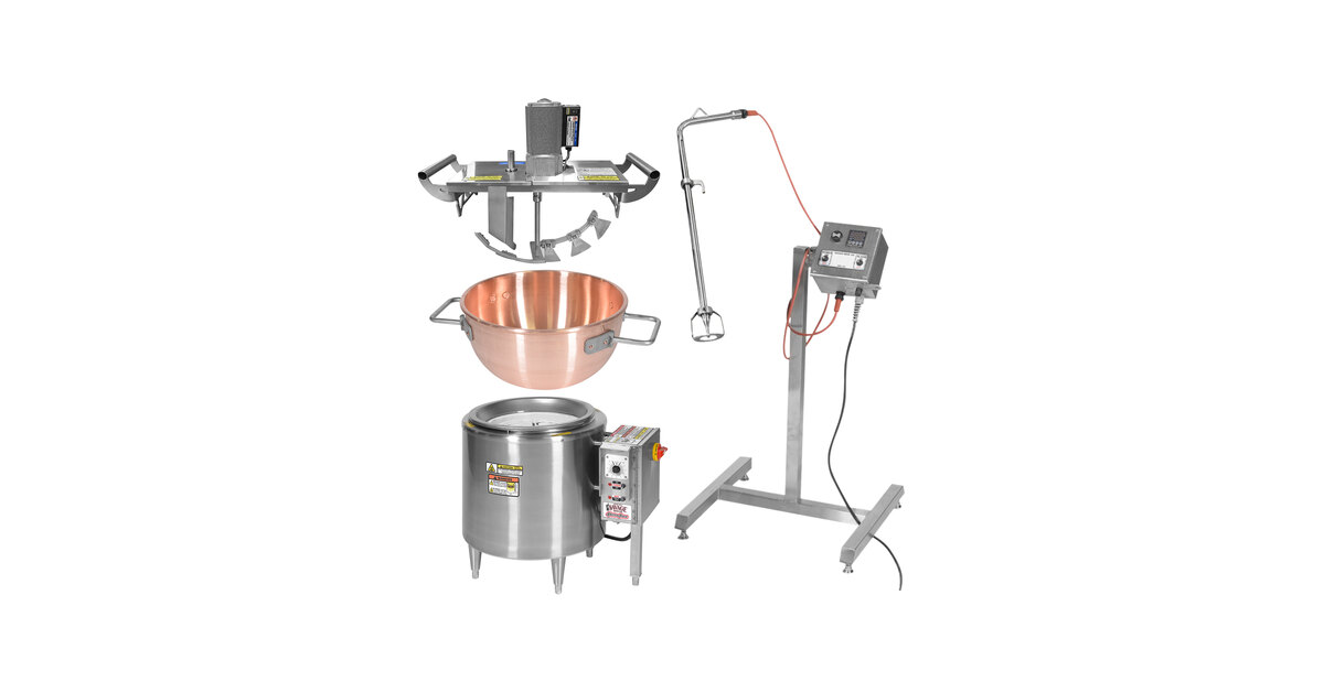 Savage Bros Electric Candy Stove Kit with Copper Kettle, Agitator