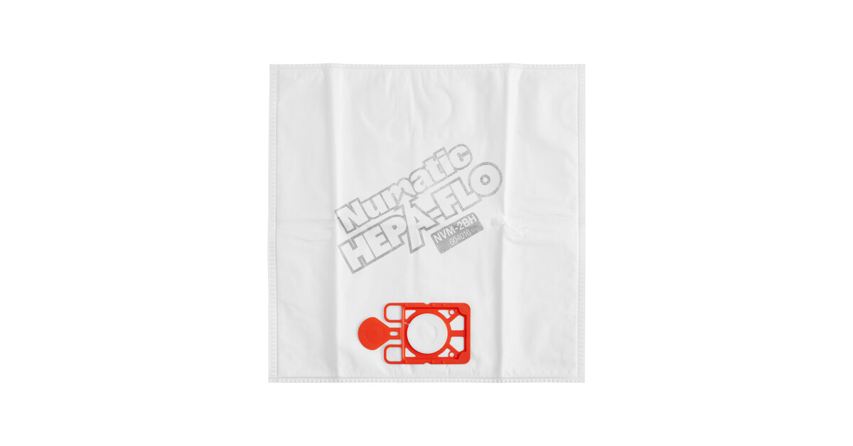 NaceCare HEPA-Flo NVM-2BH 604016 HEPA Filter Bag for 320, 360, CVC