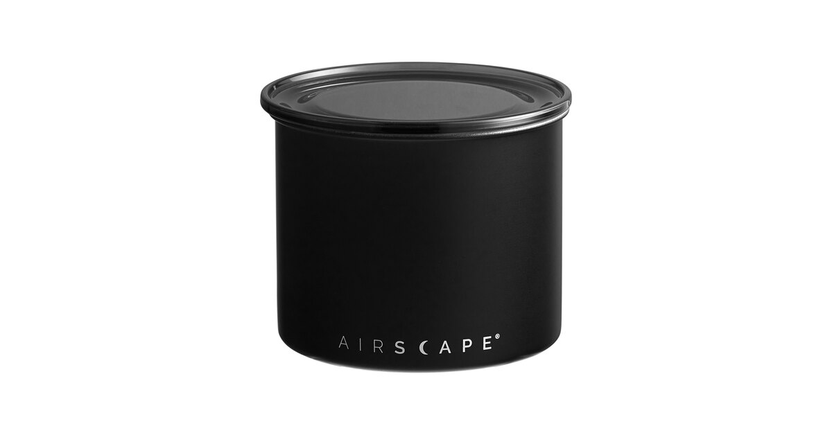 Planetary Design Airscape 10 oz. Matte Black Stainless Steel Round Airtight  Food Storage Container AS1704