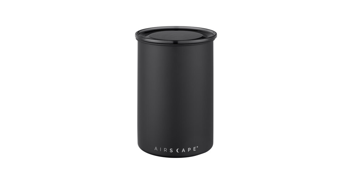 Planetary Design Airscape 17 oz. Matte Black Stainless Steel Round Airtight Food  Storage Container AS1707