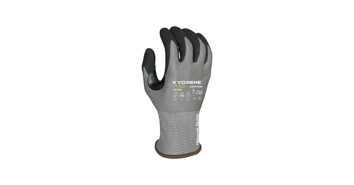 Armor Guys Kyorene 00-890-MD Black Nitrile Coated A9 Cut Gloves