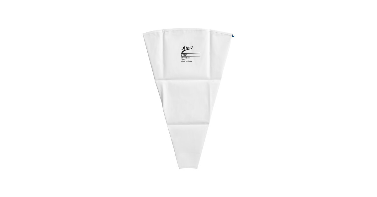 Ateco Set Accessori Per Torte – Sac à Poche Riutilizzabile 43cm + Adattatore Universale Per Bocchette