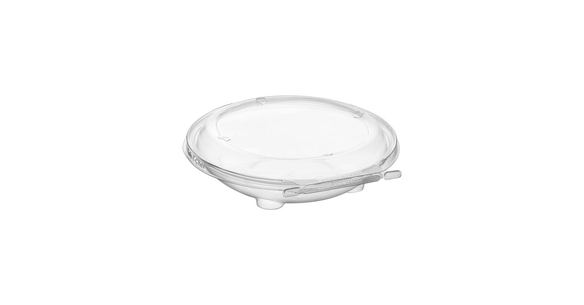 Inline Plastics Safe-T-Chef 35 oz. Tamper-Resistant, Tamper-Evident Vented  Rectangular Hinged Container with