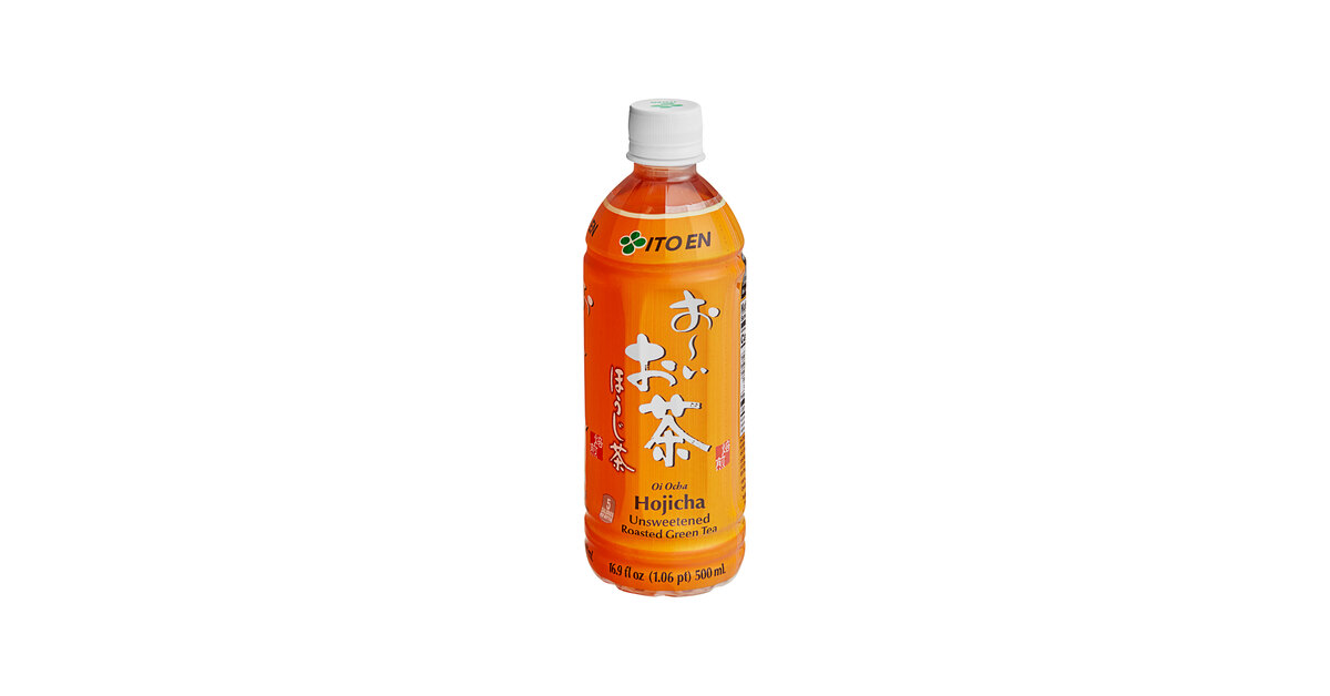 Ito En Oi Ocha Hojicha Roasted Green Iced Tea 16.9 fl. oz. - 12/Case