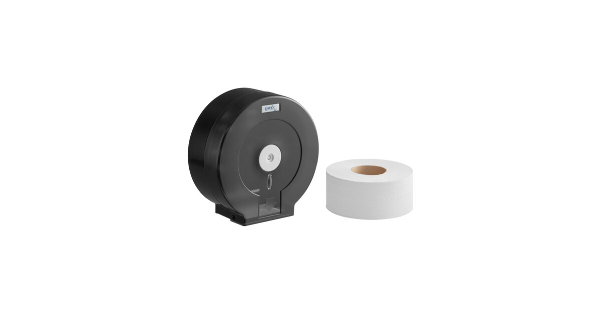Lavex 9 Double Roll Jumbo Toilet Tissue Dispenser