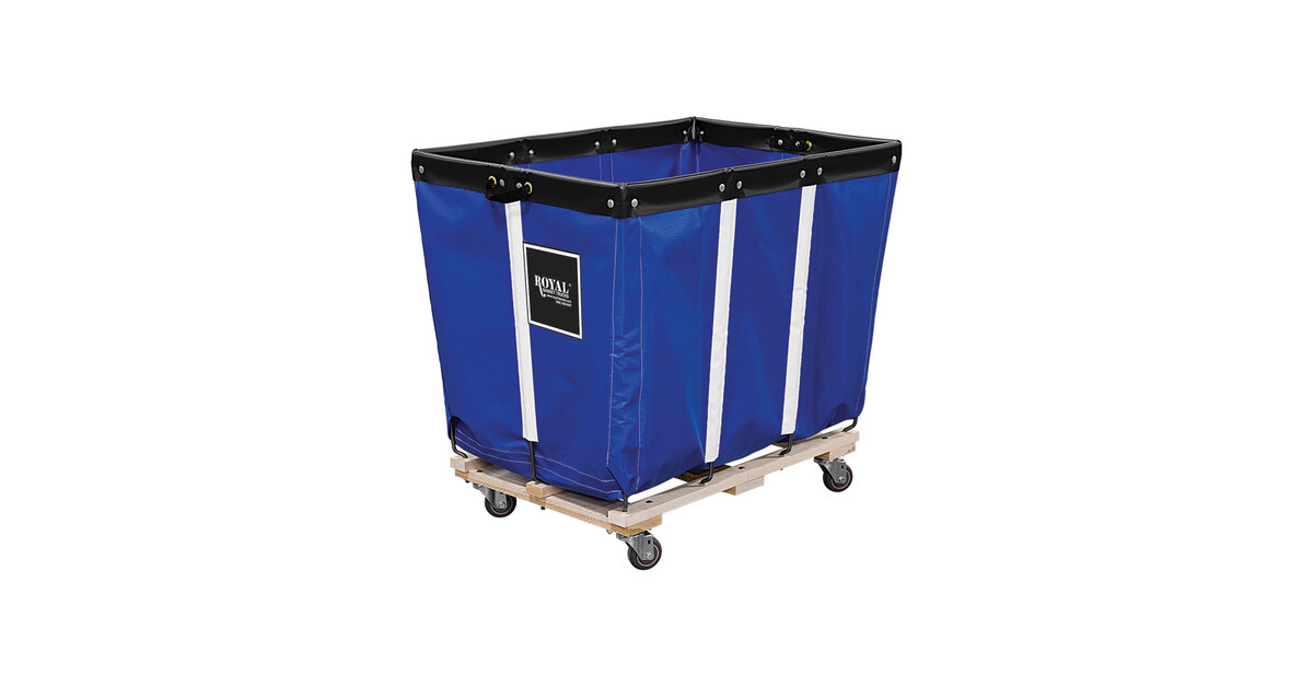 Royal Basket Trucks 7 Cu. Ft. Blue Vinyl Permanent Liner Basket