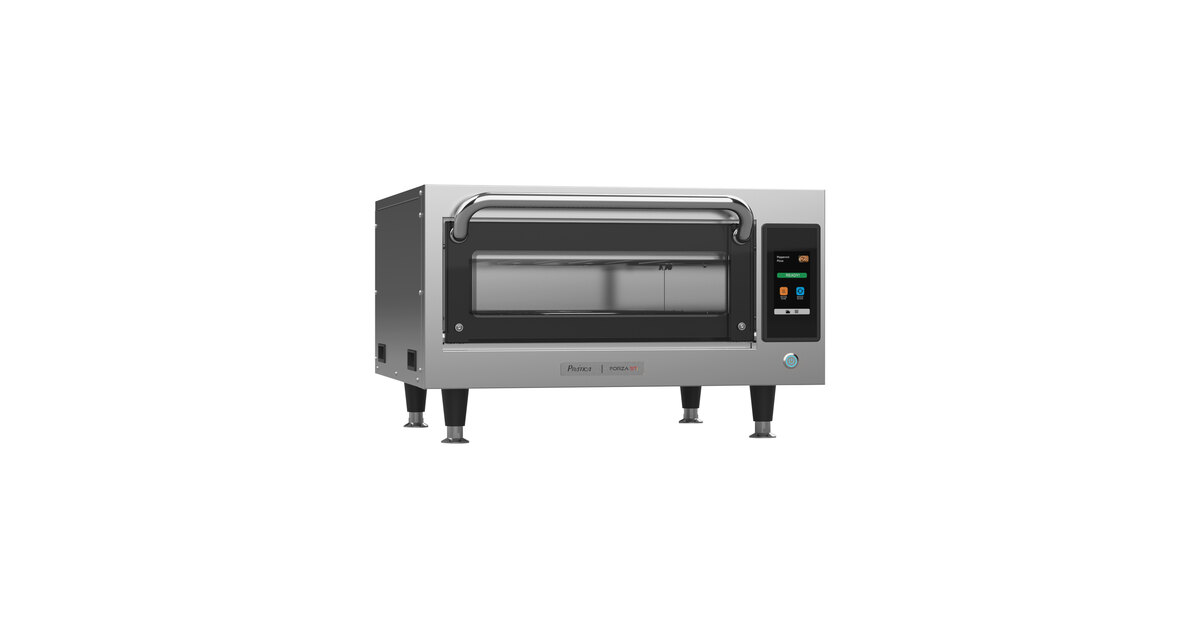 Pratica FORZA STi DBL Electric High-Speed Stainless Steel Countertop Double  Stacked Ventless Rapid Cook Pizza Ovens, 240 Volt
