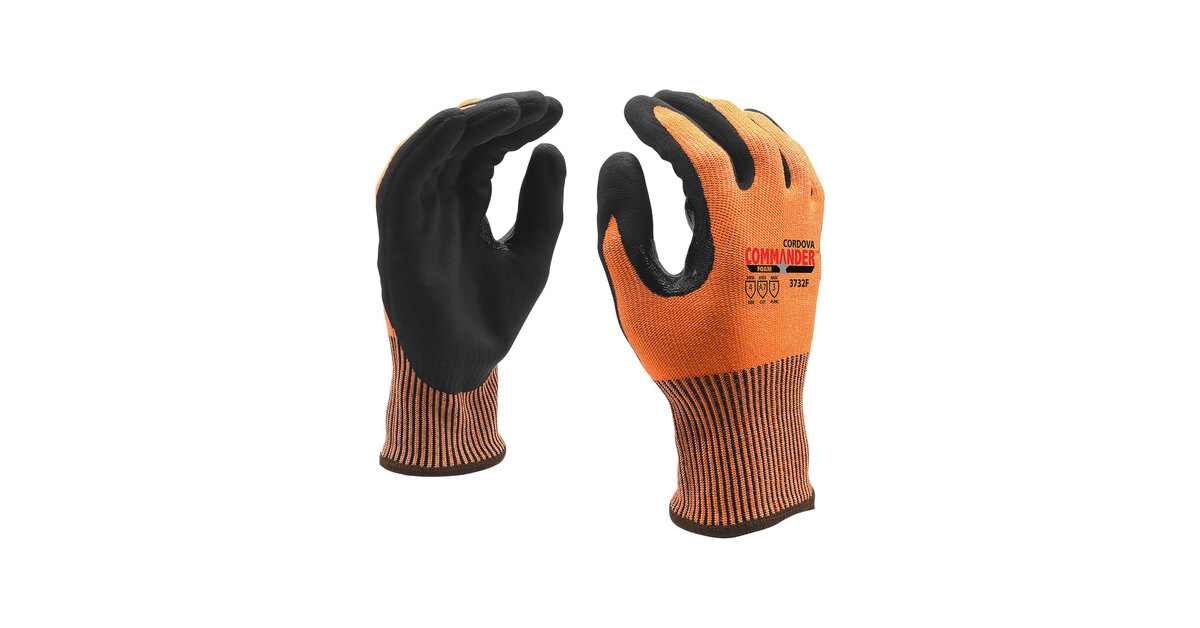 Cordova Commander Orange 13 Gauge HPPE / Steel / Glass Fiber Cut