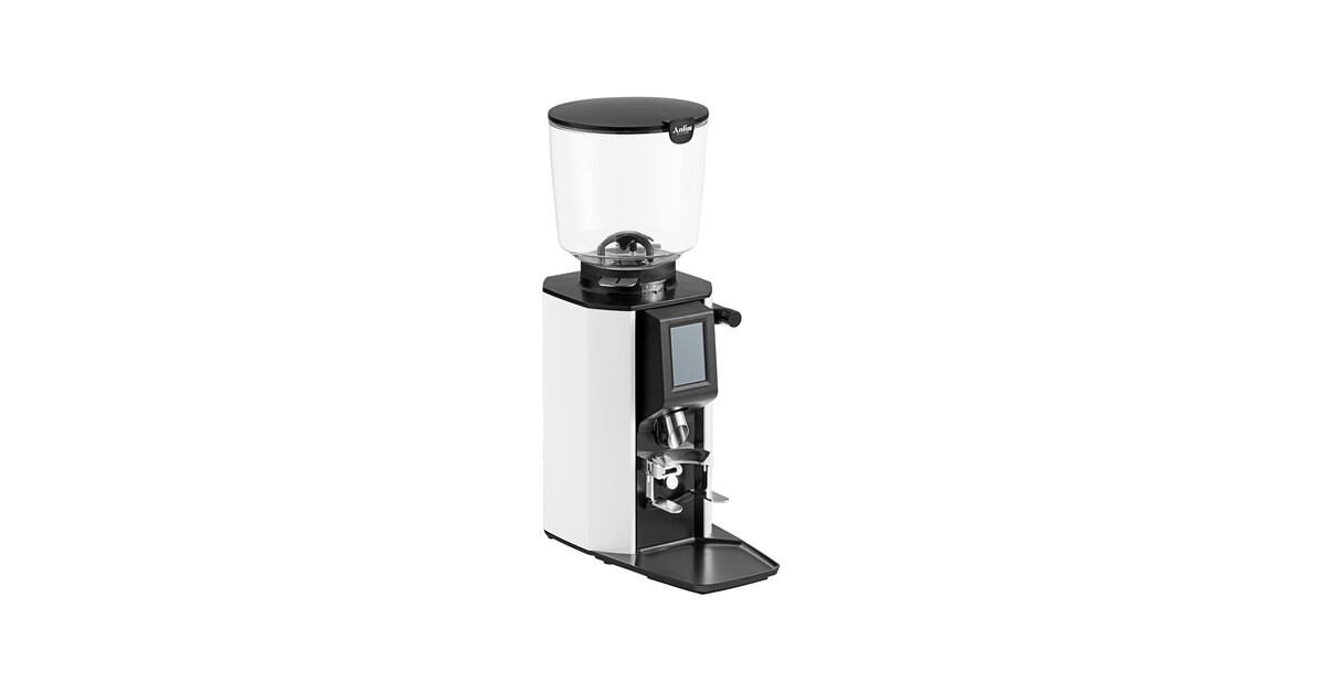 Anfim Luna 4.4 lb. White On-Demand Espresso Grinder - 110V