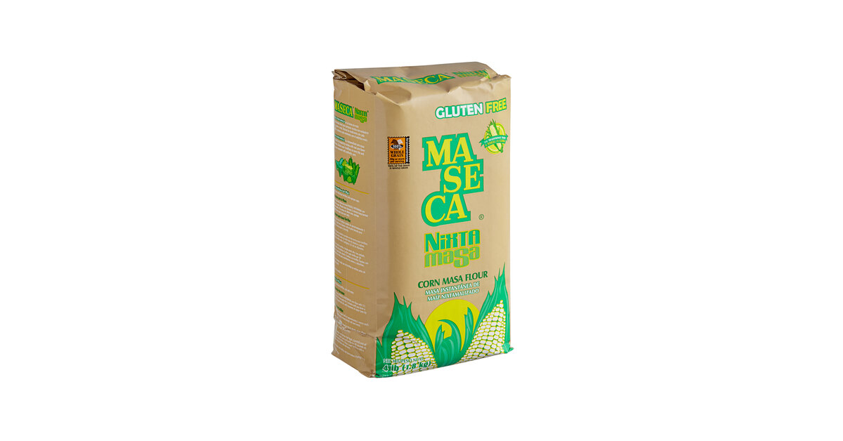 Maseca Nixtamasa Corn Masa Flour 4 lb. - 10/Case