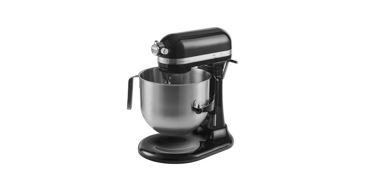 KitchenAid 8 Qt. Commercial Mixer (Black, 120V, 1 3/10 HP)