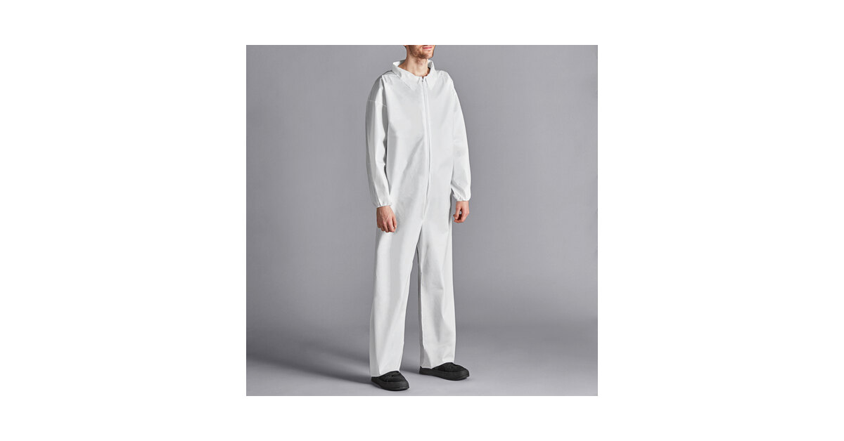 Lavex White 53 GSM Heavy Weight Microporous Polypropylene Zipper