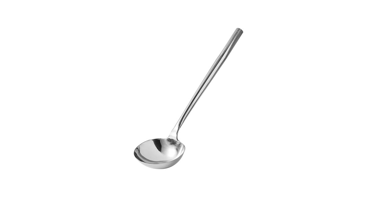 Town 8 oz. Large Stainless Steel Wok Ladle 34974