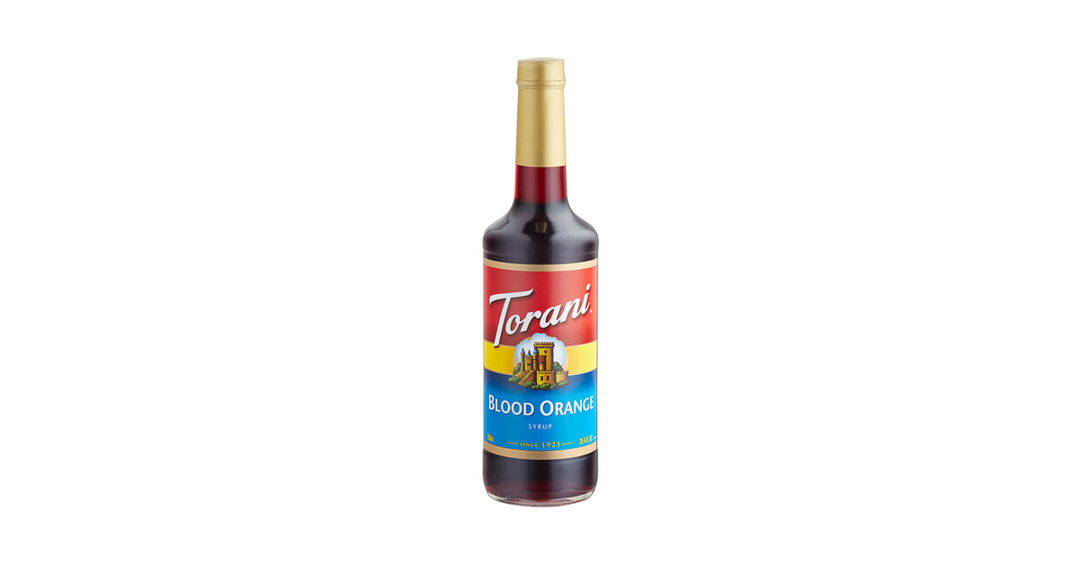 Torani Blood Orange Syrup 750ml 12本セット Blood Orange Syrup | Torani