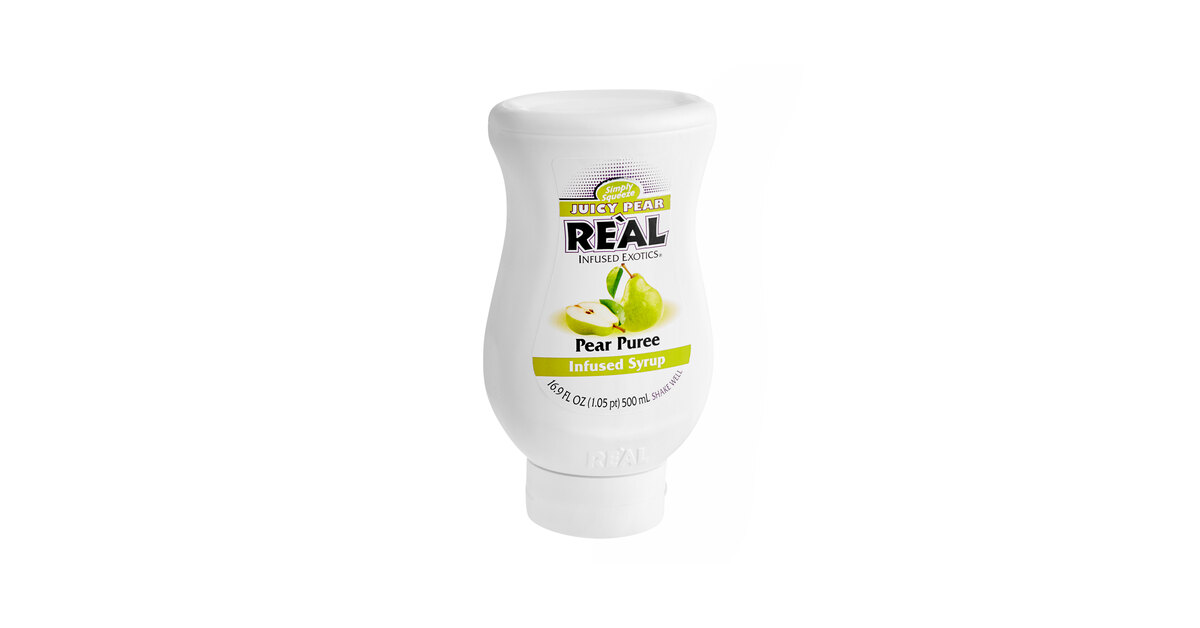 Real Juicy Pear Puree Infused Syrup 16.9 fl. oz.