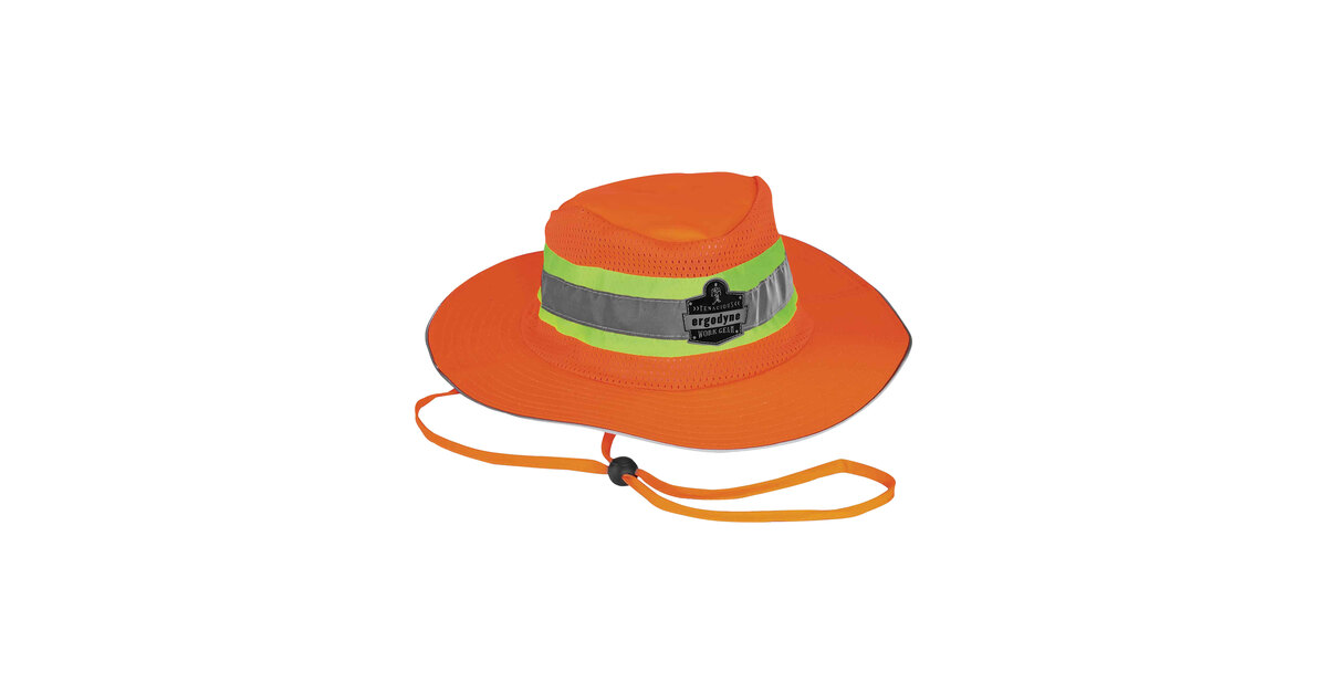 Ergodyne GloWear 8935 Hi-Vis Orange Ranger Sun Hat