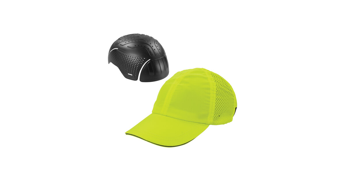 Ergodyne Skullerz 8947 Lime Light Weight Baseball Hat and Bump Cap