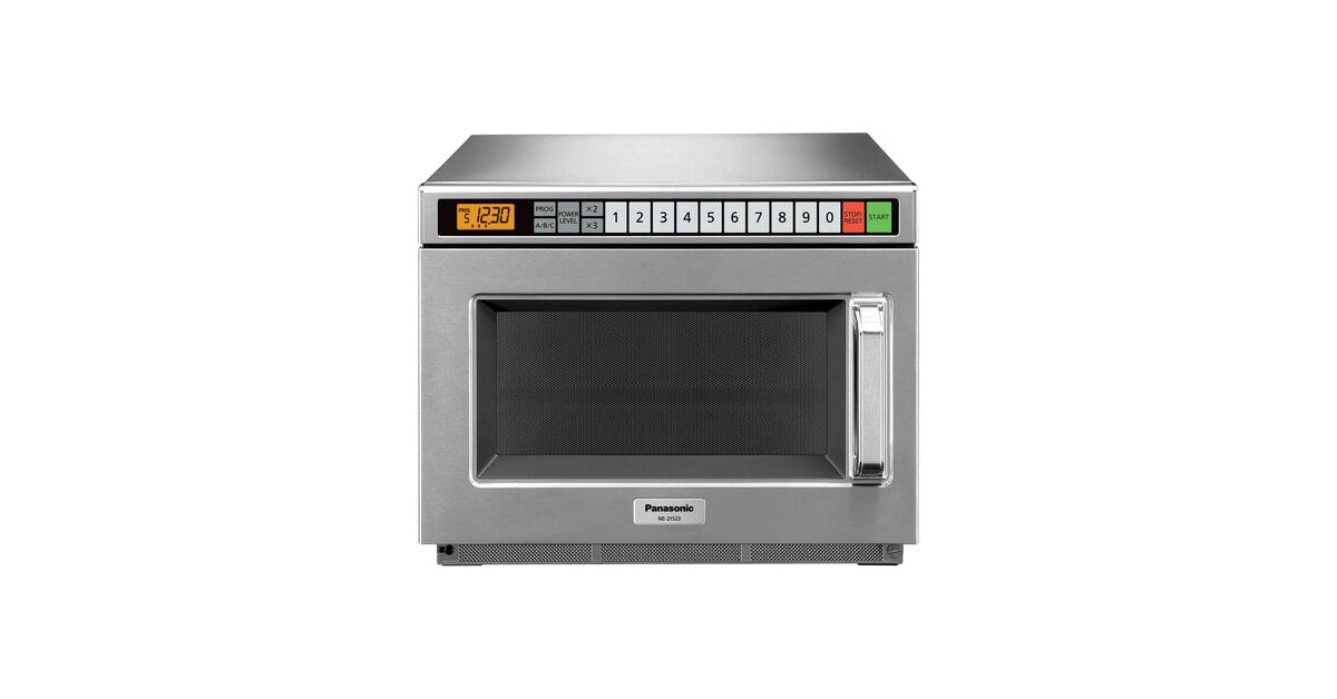 Panasonic NE-21523 Stainless Steel Commercial Microwave Oven - 208