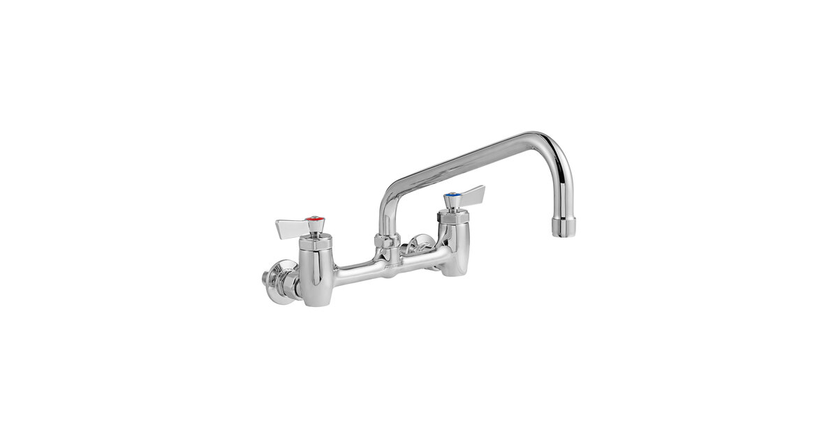 Fisher 13260 Backsplash-Mount Faucet with Full-Flow Aerator, 12