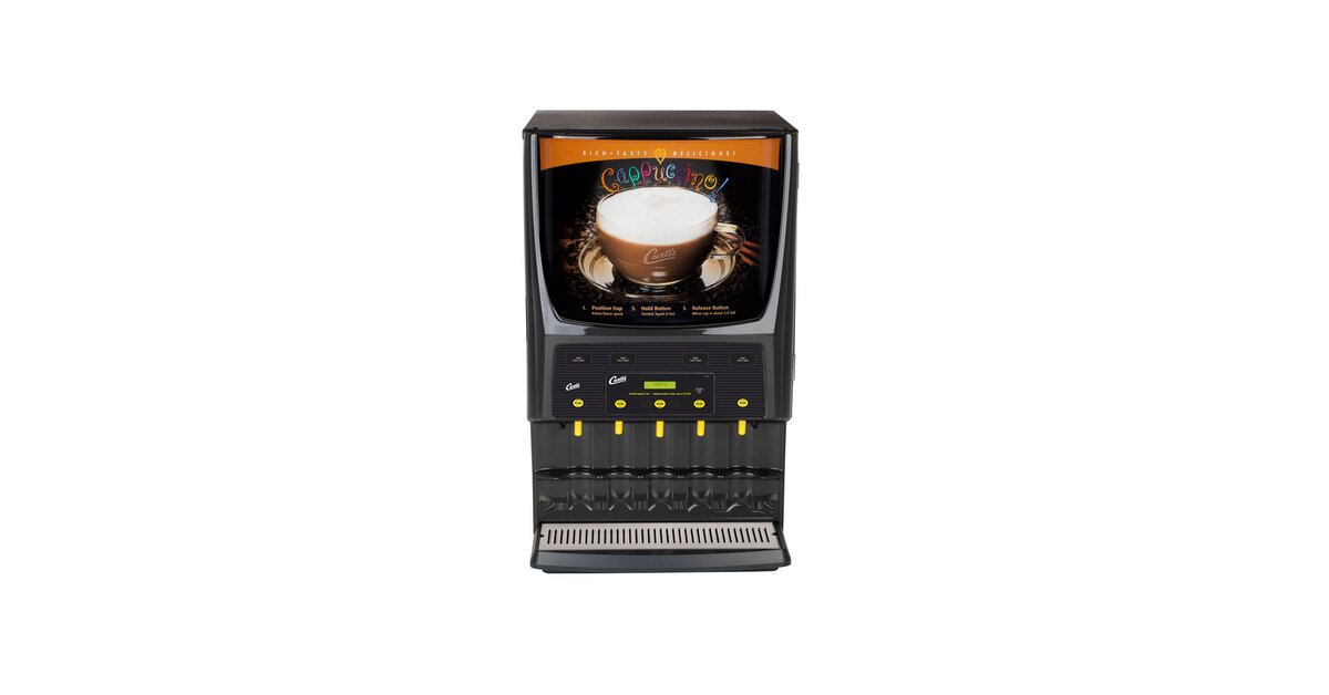 Curtis PCGT5DV Dual Voltage Primo Cappuccino Dispenser with Five