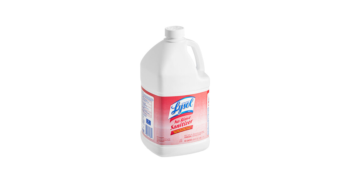 Lysol RAC74389 1 Gallon No-Rinse Concentrated Sanitizer