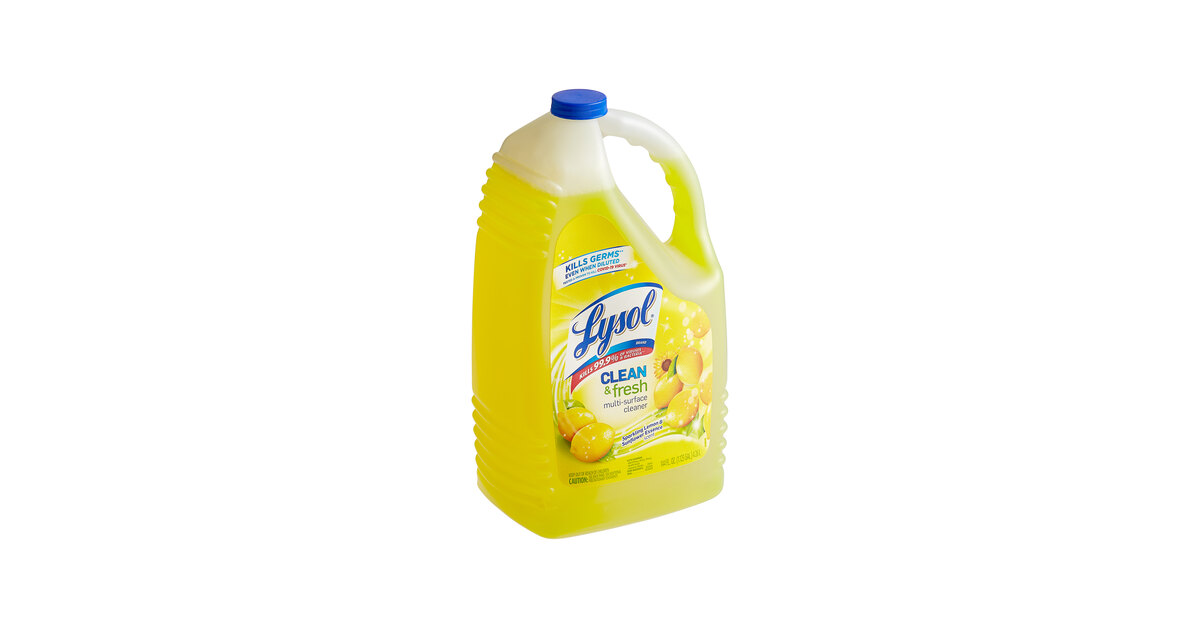 Lysol RAC77617 144 oz. Sparkling Lemon Sunflower Essence Scent
