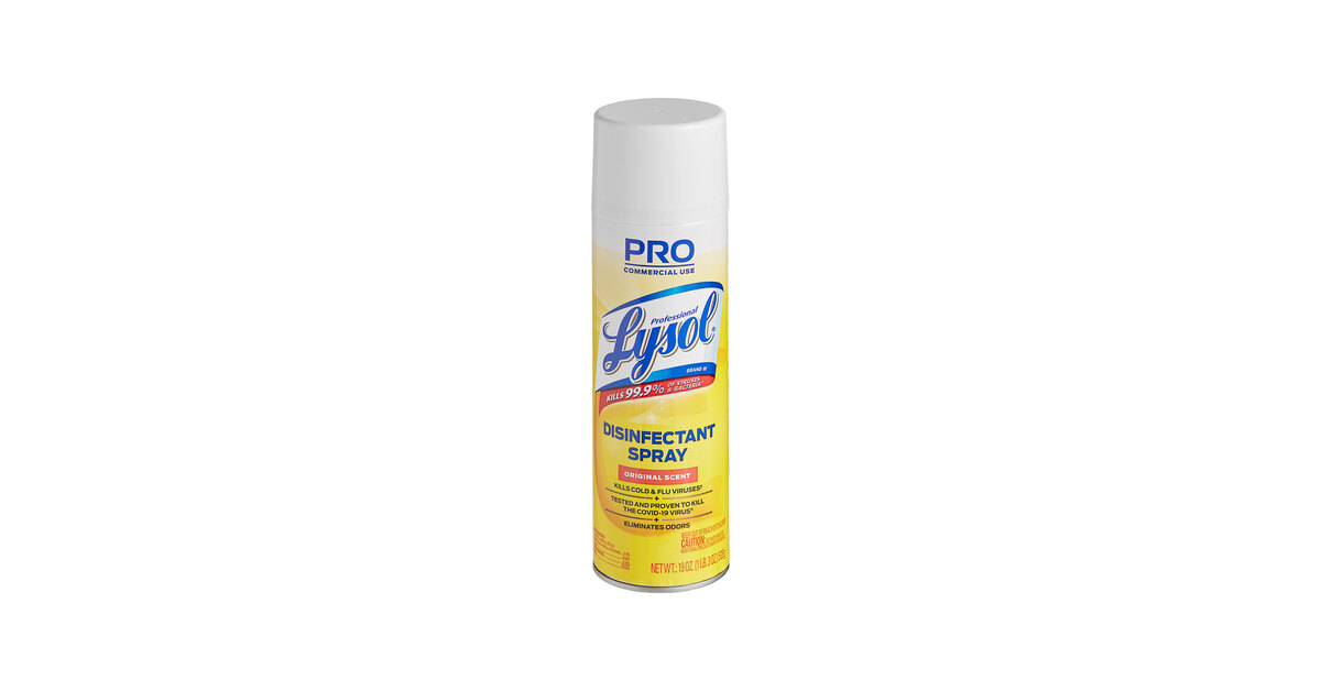 Lysol RAC04650CT 19 oz. Original Scent Disinfectant Spray